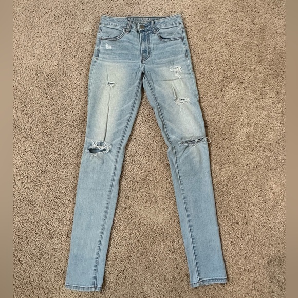 American Eagle Hi-Rise Jeggings super stretch - Picture 1 of 5